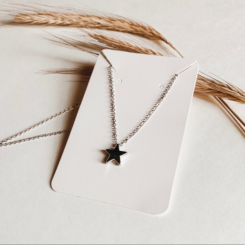 Silver Dainty Star Necklace